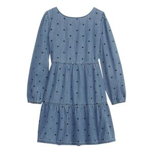 gap blue polka dot dress Gap Navy Blue Polkadot Dress Size Small